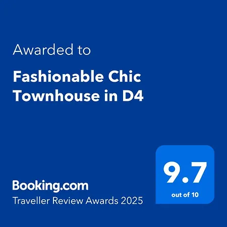 Fashionable Chic Townhouse In D4 *